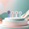 The new color hanging buckle air circulation fan, floor fan and electric fan can rotate 360 degrees, which is silent and energy-saving details Picture
